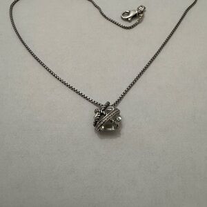 David Yurman Cable Wrap Necklace with Prasiolite and Diamonds